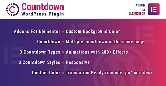 Countdown for Elementor WordPress Plugin