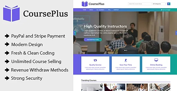 CoursePlus - Online Learning Management System (LMS)