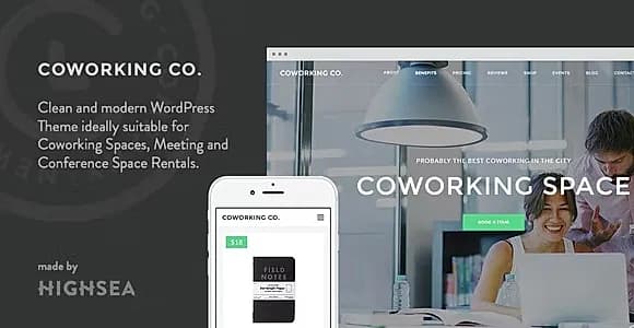 Coworking WordPress Theme