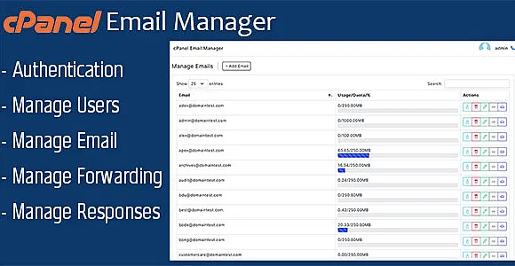 Cpanel Email Manager