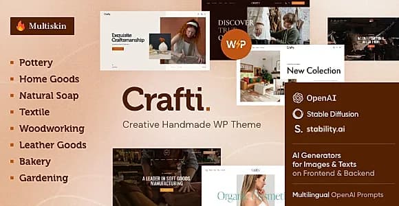 Crafti WordPress Theme