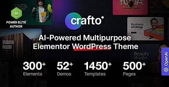 Crafto WordPress Theme