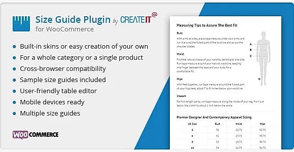 createIT Size Guide Plugin WordPress Plugin