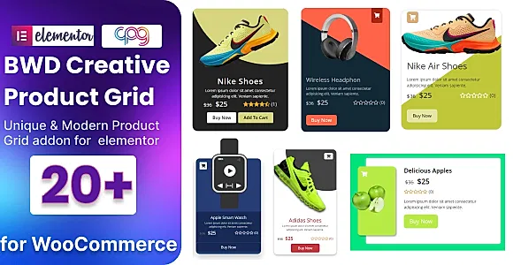 Creative Products Grid WordPress Plugin