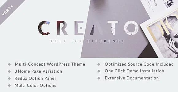 creato WordPress Theme