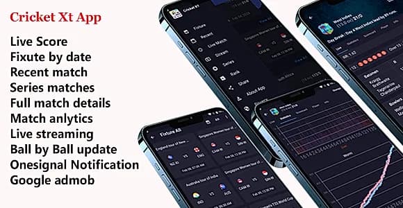 Cricket XT: Live Cricket score, fixture, live streaming  and more