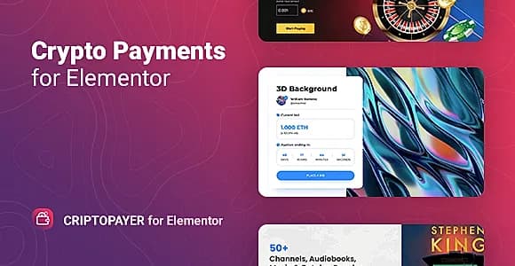 Criptopayer for Elementor WordPress Plugin
