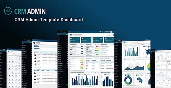 CRM Admin - Bootstrap CRM Admin Template Dashboard