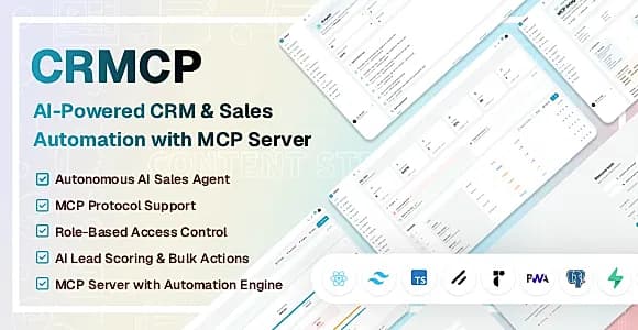 CRMCP — AI CRM & Sales Automation Platform with MCP Integration
