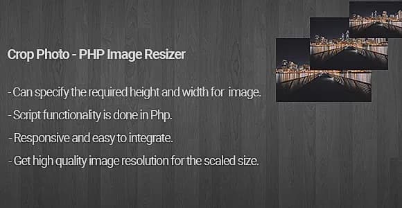 Crop Photo - PHP Image Resizer