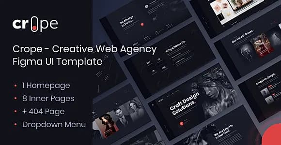 Crope - Creative Web Agency HTML Template