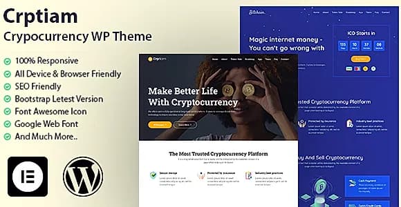 Crptiam WordPress Theme