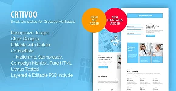 Crtivoo - Creative Business Email Template