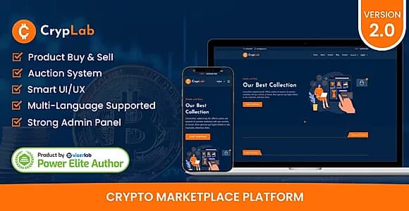CrypLab - Crypto Marketplace Platform