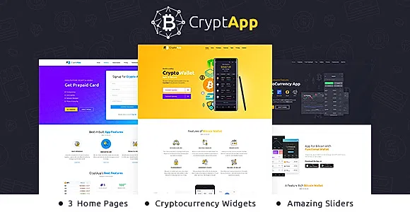 CryptApp WordPress Theme