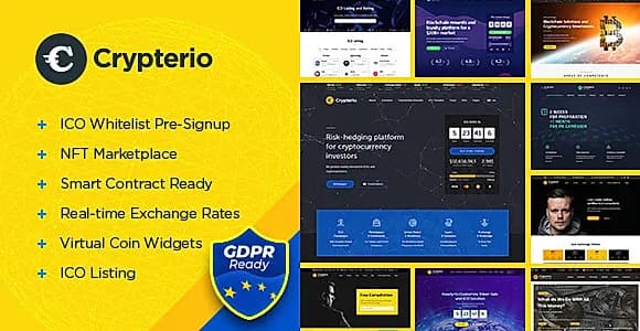Crypterio WordPress Theme