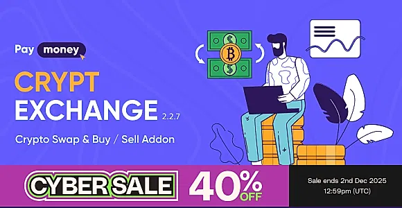 CryptExchange - Paymoney Crypto Swap and Buy/Sell Addon