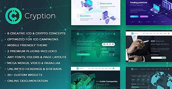 Cryption WordPress Theme