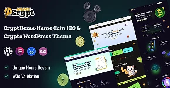 Cryptmeme WordPress Theme