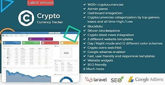 Crypto Currency Tracker - Realtime Prices, Charts, News, ICO's and more