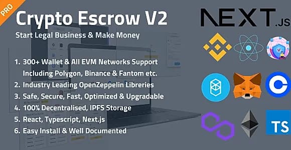 Crypto Escrow - Decentralised Web3 Escrow Platform