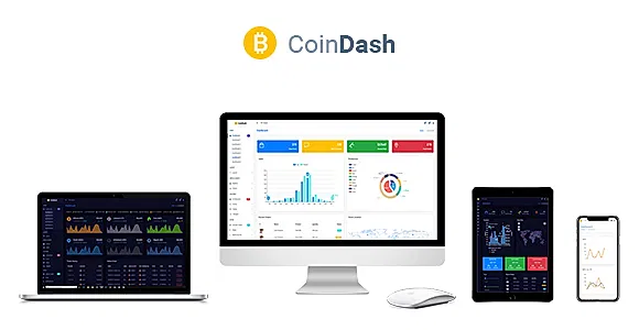 Cryptocurrency Dashboard Admin Template - Coindash
