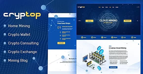 Cryptop WordPress Theme