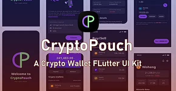 CryptoPouch | A Crypto Wallet FLutter UI Kit