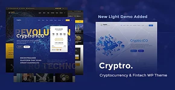 Cryptro WordPress Theme