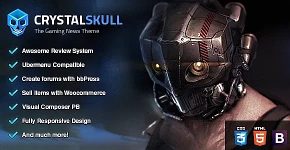 CrystalSkull WordPress Theme