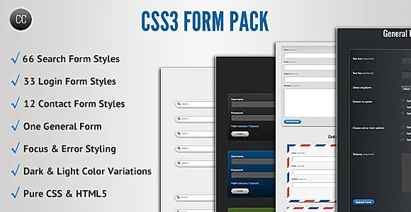 CSS3 Form Pack