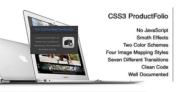 CSS3 Product-Folio with Image Mapping