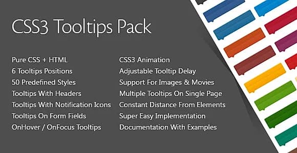 CSS3 Tooltips Pack