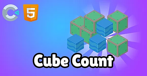 Cube Count - Construct 3 - HTML5 - Brain train