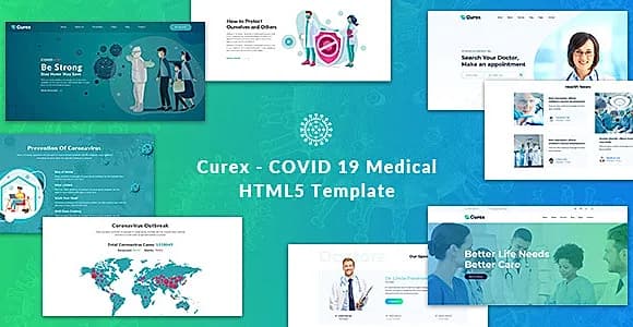 Curex - COVID 19 Medical HTML5 Template