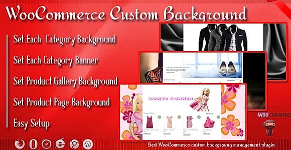 Custom Background and Banner for WooCommerce