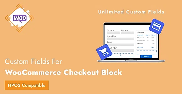 Custom Fields for WooCommerce Checkout Block