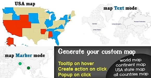 Custom Interactive Map Generator