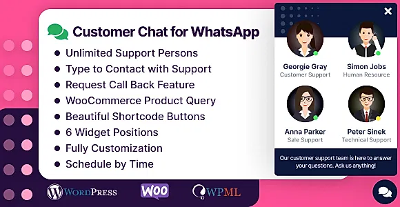 Customer Chat for WhatsApp