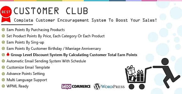 Customer Club: Advanced WooCommerce Point System WordPress Plugin