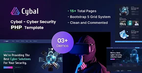 Cybal - Cyber Security PHP Template