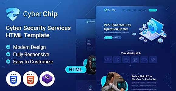 CyberChip Web Security | HTML Template