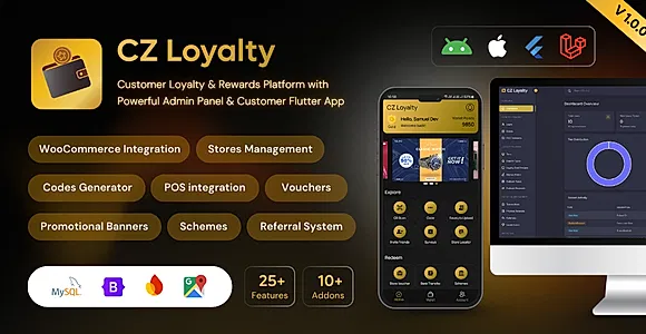 CZ Loyalty - Customer Loyalty & Rewards Platform | Admin Panel & Customer Android IOS App