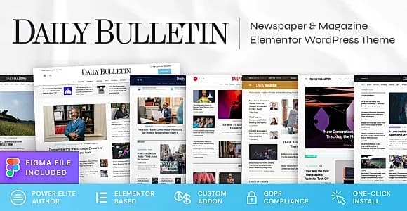 Daily Bulletin WordPress Theme
