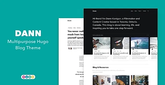 Dann – Multipurpose HUGO Blog Theme