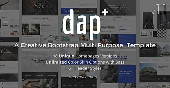 Dap - Creative MultiPurpose HTML Template