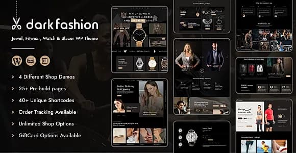 DarkFashion WordPress Theme