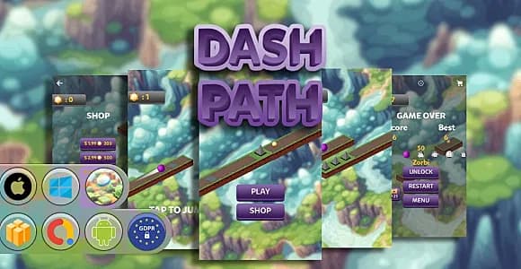 Dash Path Game Template