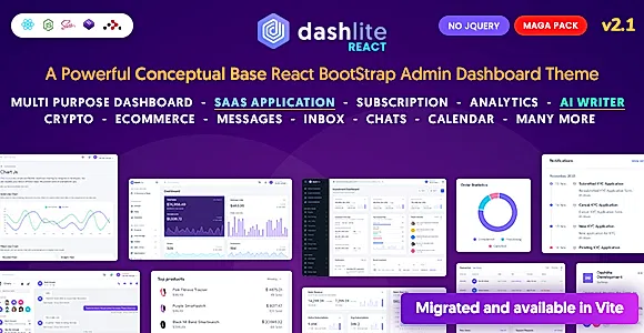 DashLite - React Admin Dashboard Template