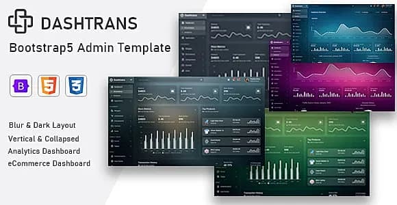 Dashtrans - Bootstrap5 Admin Dashboard Template